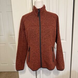 Meru Women's Terracotta The Origin Of Nature Fleece Jacket Size M